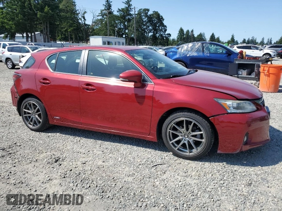 2011 Lexus CT 200h z VIN JTHKD5BH2B2032936, wystawiony jako Copart lot #59354025 z przebiegiem 194 072 mil mil oraz Szkoda całkowita • Salvage title. Historia ofert i sprzedaży dostępna na DreamBid. Obrazek 4.