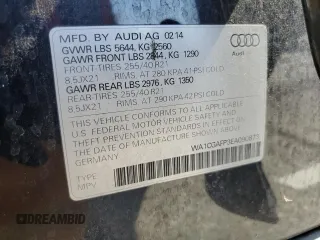 2014 Audi SQ5 Premium Plus z VIN WA1CGAFP3EA090873, wystawiony jako Copart lot #52160785 z przebiegiem 159 664 mil mil oraz Szkoda całkowita • Salvage title. Historia ofert i sprzedaży dostępna na DreamBid. Obrazek 15.