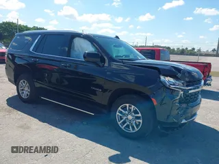 2023 Chevrolet Tahoe LS with VIN 1GNSCMKD9PR282840, listed as a IAAI auction lot 41904280 with 73,298 mi miles and . Bid and sale history available at DreamBid. Image 1.