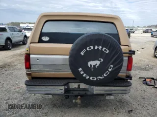 1987 Ford Bronco Custom with VIN 1FMEU15H6HLA11430, listed as a Copart auction lot 89069465 with 2,155 mi miles and Salvage Title. Bid and sale history available at carsss.com. Image 6.