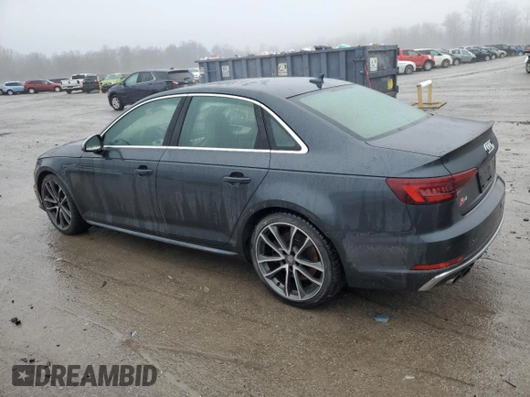 2019 Audi S4 Prestige with VIN WAUC4AF45KA102681, listed as a Copart auction lot 40122174 with 77,289 mi miles. Bid and sale history available at carsss.com. Image 2.