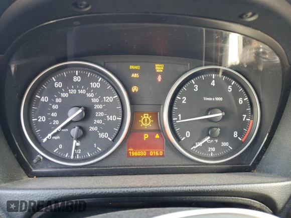 2007 BMW 3 Series 328xi with VIN WBAWC335X7PD06053, listed as a Copart auction lot 76613474 with 196,030 mi miles and Clean Title. Bid and sale history available at DreamBid. Image 9.