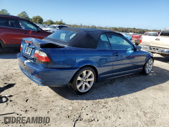 2001 BMW 3 Series 325Ci with VIN WBABS33421JY55178, listed as a Copart auction lot 84143274 with 172,653 mi miles and Salvage Title. Bid and sale history available at carsss.com. Image 3.