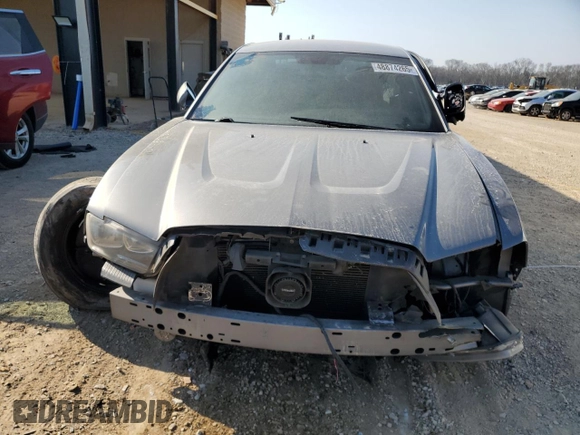 2012 Dodge Charger Police with VIN 2C3CDXAT3CH144424, listed as a Copart auction lot 48874265 with 96,312 mi miles and Salvage Title. Bid and sale history available at carsss.com. Image 5.