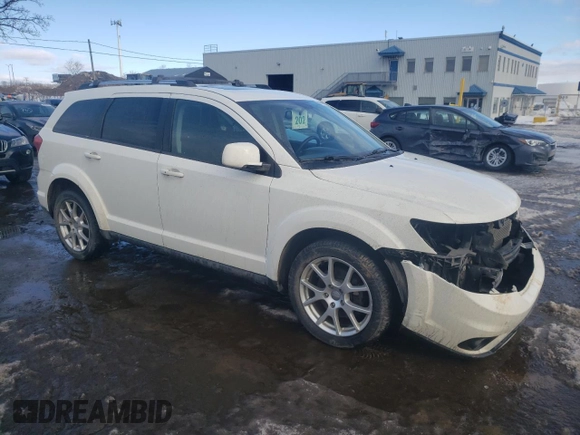 2015 Dodge Journey SXT with VIN 3C4PDCCGXFT681079, listed as a Copart auction lot 46429805 with 104,767 mi miles and Salvage title. Bid and sale history available at DreamBid. Image 4.