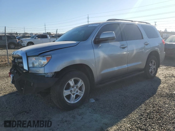 2015 Toyota Sequoia SR5 with VIN 5TDBY5G14FS122167, listed as a Copart auction lot 42831335 with 146,015 mi miles and Salvage Title. Bid and sale history available at carsss.com. Image 1.