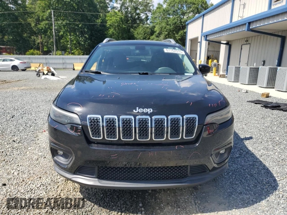 2019 Jeep Cherokee Latitude with VIN 1C4PJLCB4KD187328, listed as a Copart auction lot 61162315 with 80,088 mi miles and Salvage title. Bid and sale history available at DreamBid. Image 5.