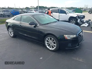 2013 Audi A5 Premium with VIN WAUCFAFR4DA042899, listed as a IAAI auction lot 42682496 with 60,274 mi miles and . Bid and sale history available at DreamBid. Image 1.
