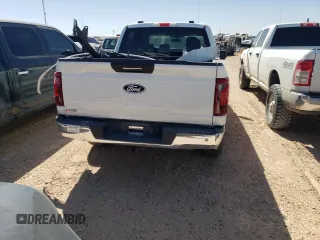 2024 Ford F-150 XLT with VIN 1FTFW3L84RKE22740, listed as a Copart auction lot 48621775 with 19,640 mi miles and Salvage Title. Bid and sale history available at carsss.com. Image 6.