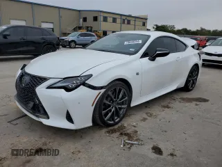 2021 Lexus RC with VIN JTHGZ5BC0M5023584, listed as a Copart auction lot 79858354 with 23,612 mi miles and Salvage Title. Bid and sale history available at carsss.com. Image 1.