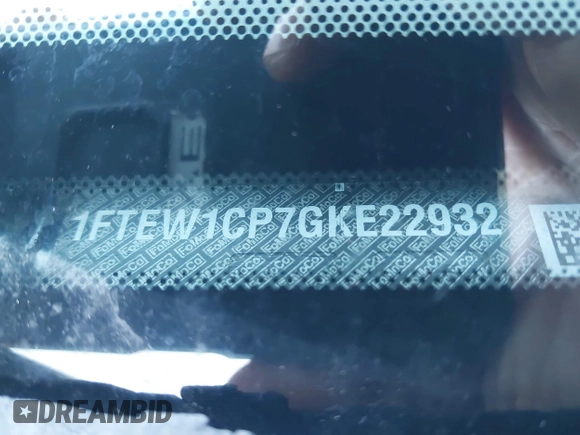 2016 Ford F-150 XL с VIN 1FTEW1CP7GKE22932, выставлен на аукционе IAAI как лот 41449985 с пробегом 158 009 миль миль и . История ставок и продаж доступна на DreamBid. Изображение 9.
