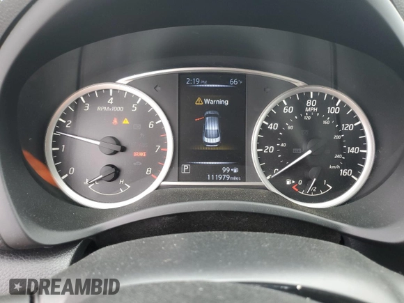 2016 Nissan Sentra SV with VIN 3N1AB7AP6GY274177, listed as a Copart auction lot 52730185 with 111,979 mi miles and Salvage Title. Bid and sale history available at DreamBid. Image 9.