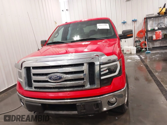 2011 Ford F-150 XLT with VIN 1FTFW1ETXBFC51156, listed as a IAAI auction lot 41653206 with 142,403 mi miles. Bid and sale history available at carsss.com. Image 12.
