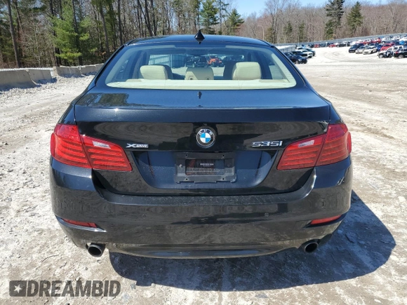 2015 BMW 5 Series 535i xDrive with VIN WBA5B3C57FD547905, listed as a Copart auction lot 52488415 with 107,119 mi miles and Clean Title. Bid and sale history available at carsss.com. Image 6.