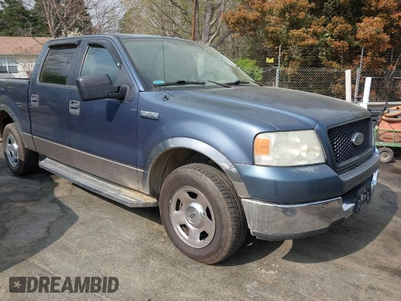 2005 Ford F-150 XLT with VIN 1FTRW12W15FA83052, listed as a IAAI auction lot 41883395 with 75,646 mi miles. Bid and sale history available at carsss.com. Image 1.
