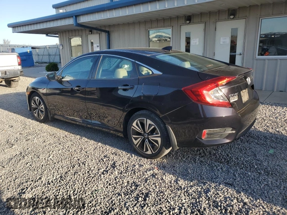 2016 Honda Civic Sedan EX-L with VIN 19XFC1F75GE027868, listed as a Copart auction lot 51684595 with 54,784 mi miles and Salvage Title. Bid and sale history available at carsss.com. Image 2.