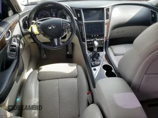 2017 Infiniti Q50 Premium with VIN JN1EV7AP4HM732408, listed as a Copart auction lot 58700435 with 103,304 mi miles and Salvage title. Bid and sale history available at DreamBid. Image 8.
