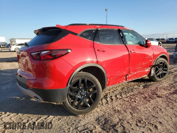 2019 Chevrolet Blazer with VIN 3GNKBHRS8KS669111, listed as a Copart auction lot 83071944 with 15,086 mi miles and Salvage title. Bid and sale history available at DreamBid. Image 3.