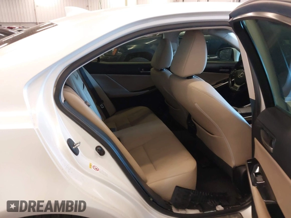 2017 Lexus IS with VIN JTHCM1D26H5019524, listed as a IAAI auction lot 41658118 with 108,487 mi miles. Bid and sale history available at carsss.com. Image 8.