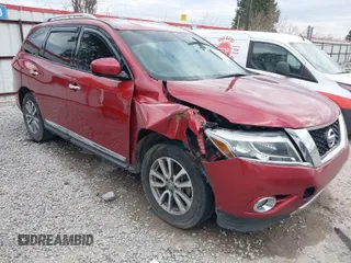 2016 Nissan Pathfinder S with VIN 5N1AR2MN2GC656118, listed as a IAAI auction lot 41691187 with 138,326 mi miles and . Bid and sale history available at DreamBid. Image 1.