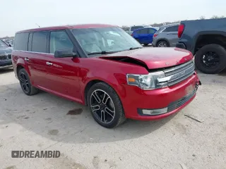 2015 Ford Flex SEL with VIN 2FMGK5C80FBA17827, listed as a IAAI auction lot 41733093 with 213,431 mi miles. Bid and sale history available at carsss.com. Image 1.