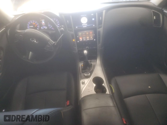 2015 Infiniti Q50 Premium with VIN JN1BV7AP1FM340177, listed as a Copart auction lot 45516215 with 76,116 mi miles and Salvage Title. Bid and sale history available at carsss.com. Image 8.