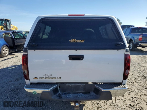 2005 Chevrolet Colorado 1SB LS Z85 with VIN 1GCCS136558171851, listed as a Copart auction lot 87368634 with 129,794 mi miles and Salvage Title. Bid and sale history available at carsss.com. Image 6.