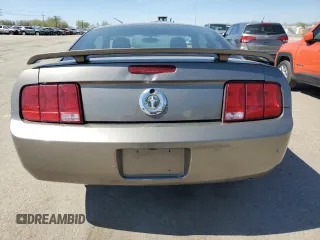 2005 Ford Mustang Deluxe with VIN 1ZVFT80N655188297, listed as a Copart auction lot 53081905 with 1,347 mi miles and Salvage Title. Bid and sale history available at carsss.com. Image 6.