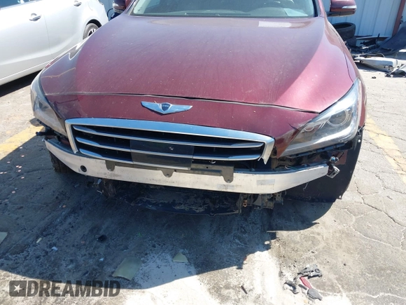2015 Hyundai Genesis 3.8L with VIN KMHGN4JE3FU039163, listed as a IAAI auction lot 42050617 with 134,183 mi miles and . Bid and sale history available at DreamBid. Image 6.
