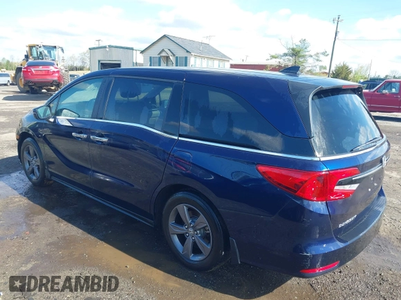 2022 Honda Odyssey EX with VIN 5FNRL6H56NB048063, listed as a IAAI auction lot 41972411 with 19,973 mi miles and . Bid and sale history available at DreamBid. Image 3.
