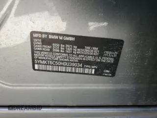 2017 BMW X5 M z VIN 5YMKT6C50H0U39034, wystawiony jako Copart lot #48776765 z przebiegiem 95 891 mil mil oraz Szkody całkowita. Historia ofert i sprzedaży dostępna na DreamBid. Obrazek 16.