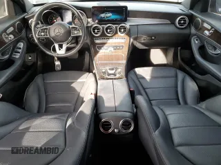 2020 Mercedes-Benz C with VIN WDDWF8DB2LR563401, listed as a Copart auction lot 87764985 with 46,262 mi miles and Salvage Title. Bid and sale history available at carsss.com. Image 8.