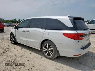 2023 Honda Odyssey Touring с VIN 5FNRL6H8XPB001311, выставлен на аукционе Copart как лот 56924345 с пробегом 77 736 миль миль и Списание • Salvage title. История ставок и продаж доступна на DreamBid. Изображение 2.