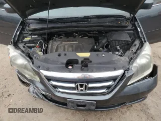 2006 Honda Odyssey EX-L with VIN 5FNRL38616B460593, listed as a Copart auction lot 46496915 with 205,948 mi miles and Salvage Title. Bid and sale history available at carsss.com. Image 12.