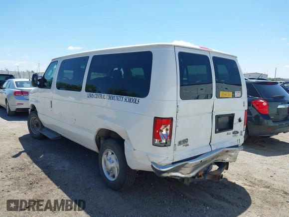 2013 Ford Econoline Passenger XL with VIN 1FMNE1BLXDDB29636, listed as a IAAI auction lot 42274116 with 141,261 mi miles and . Bid and sale history available at DreamBid. Image 6.