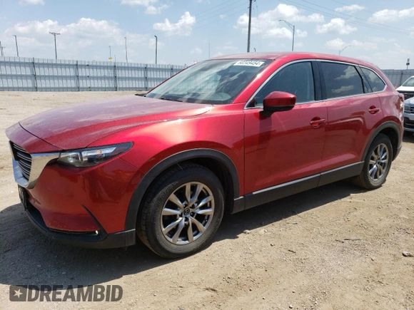 2018 Mazda CX-9 Touring with VIN JM3TCBCY1J0222671, listed as a Copart auction lot 60349454 with 87,646 mi miles and Salvage Title. Bid and sale history available at carsss.com. Image 1.