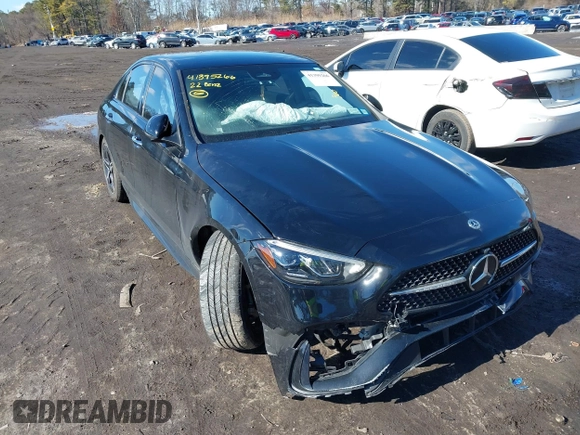 2022 Mercedes-Benz C 300 with VIN W1KAF4HBXNR044290, listed as a IAAI auction lot 41395266 with 14,134 mi miles and . Bid and sale history available at DreamBid. Image 6.