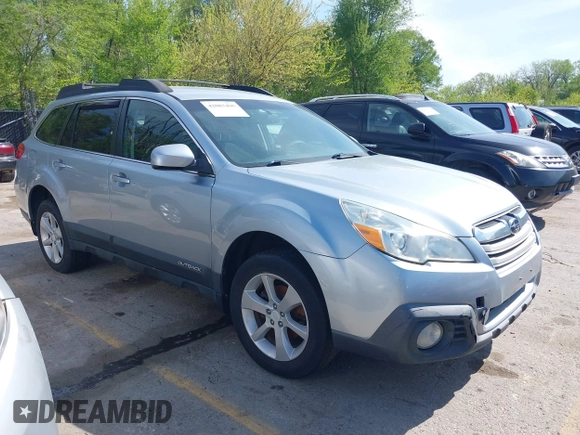 2013 Subaru Outback 2.5i Premium with VIN 4S4BRBCC7D1314983, listed as a IAAI auction lot 42083495 with 168,657 mi miles. Bid and sale history available at carsss.com. Image 1.
