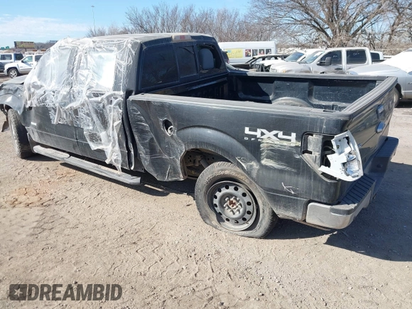 2011 Ford F-150 XLT with VIN 1FTFW1ET6BKE17468, listed as a IAAI auction lot 41206985 with 164,026 mi miles. Bid and sale history available at carsss.com. Image 3.
