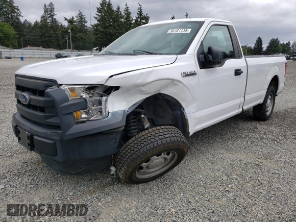 2015 Ford F-150 XL z VIN 1FTMF1C82FKD70998, wystawiony jako Copart lot #56181135 z przebiegiem 135 427 mil mil oraz Szkoda całkowita • Salvage title. Historia ofert i sprzedaży dostępna na DreamBid. Obrazek 1.