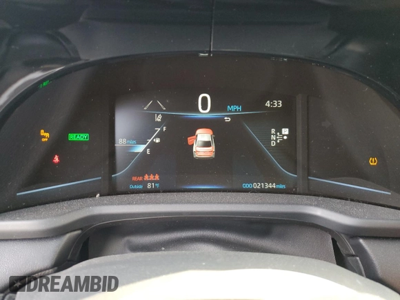 2023 Toyota Mirai XLE with VIN JTDAAAAA2PA007700, listed as a Copart auction lot 50398925 with 21,344 mi miles and Salvage Title. Bid and sale history available at carsss.com. Image 9.