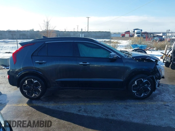 2023 Kia Niro Wave with VIN KNDCT3L18P5031858, listed as a IAAI auction lot 41635703 with 12,558 mi miles and . Bid and sale history available at DreamBid. Image 13.