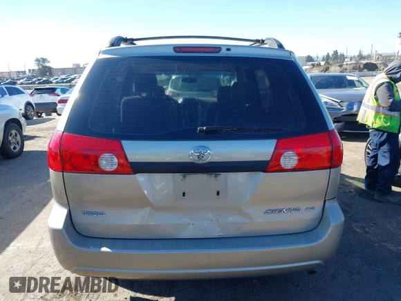 2006 Toyota Sienna CE with VIN 5TDZA23C16S543840, listed as a IAAI auction lot 41861845 with 80,538 mi miles. Bid and sale history available at carsss.com. Image 16.