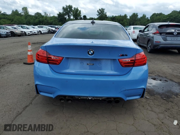 2015 BMW M4 with VIN WBS3R9C57FK332148, listed as a Copart auction lot 64934594 with 72,669 mi miles and Salvage Title. Bid and sale history available at carsss.com. Image 6.