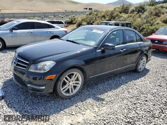 2014 Mercedes-Benz C 250 Sport with VIN WDDGF4HBXEG218784, listed as a Copart auction lot 60883725 with 156,214 mi miles and Clean title. Bid and sale history available at DreamBid. Image 1.