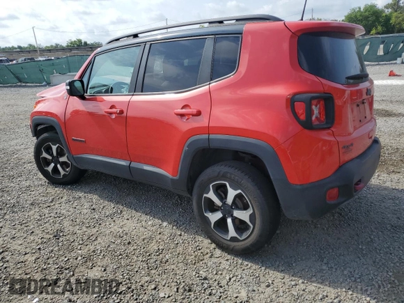 2020 Jeep Renegade Trailhawk with VIN ZACNJBC19LPL45977, listed as a Copart auction lot 50263085 with 104,709 mi miles and Non repairable. Bid and sale history available at DreamBid. Image 2.