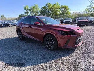 2024 Lexus RX 350 z VIN 2T2BAMCA9RC079250, wystawiony jako Copart lot #57477835 z przebiegiem 174 mil mil oraz Szkody całkowita. Historia ofert i sprzedaży dostępna na DreamBid. Obrazek 3.