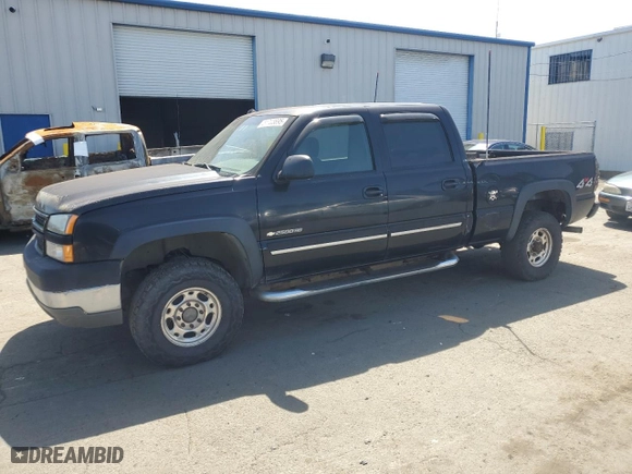 2005 Chevrolet Silverado 2500HD LS with VIN 1GCHK23U75F846024, listed as a Copart auction lot 51703895 with 152,617 mi miles and Clean Title. Bid and sale history available at carsss.com. Image 1.