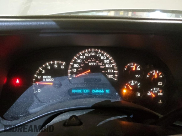 2005 Chevrolet Silverado 1500 Work Truck with VIN 1GCEC14Z45Z225343, listed as a Copart auction lot 41591285 with 260,466 mi miles and Salvage Title. Bid and sale history available at carsss.com. Image 9.