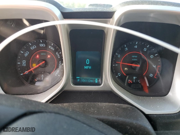 2013 Chevrolet Camaro LS with VIN 2G1FA1E30D9246485, listed as a Copart auction lot 46357535 with 150,112 mi miles and Salvage Title. Bid and sale history available at carsss.com. Image 9.